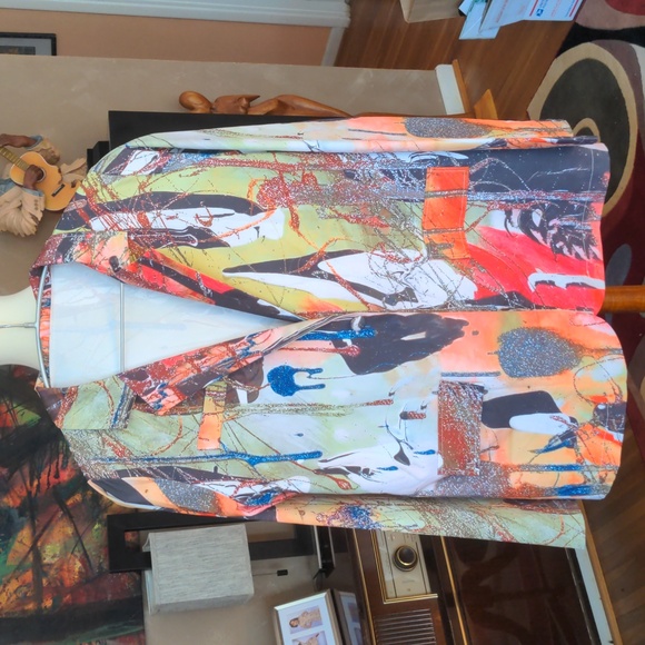 Multicolor Unbranded Jackets & Blazers - Art to wear! Multicolor Jacket
